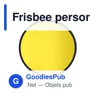 Frisbee personnalisable pliable en nylon et métal avec logo - Pliable - Miniature 3