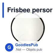 Frisbee personnalisable pliable en nylon et métal avec logo - Pliable - Miniature 4