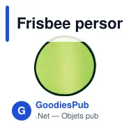 Frisbee personnalisable pliable en nylon et métal avec logo - Pliable - Miniature 6