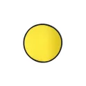 Variante Jaune - Frisbee personnalisable pliable en nylon et métal avec logo - Pliable