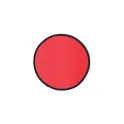 Variante Rouge - Frisbee personnalisable pliable en nylon et métal avec logo - Pliable