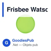 Frisbee personnalisable Watson avec logo - Idéal pour vos événements - Miniature 1