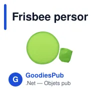 Frisbee personnalisable Watson avec logo - Idéal pour vos événements - Miniature 11