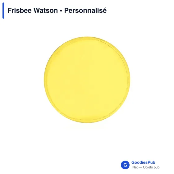 Frisbee personnalisable Watson avec logo - Idéal pour vos événements - Image 7