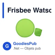 Frisbee personnalisable Watson avec logo - Idéal pour vos événements - Miniature 8