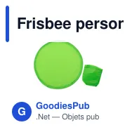 Frisbee personnalisable Watson avec logo - Idéal pour vos événements - Miniature 9
