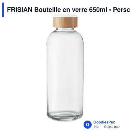 FRISIAN Bouteille en verre 650ml
