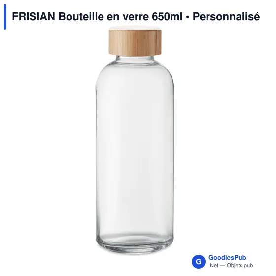FRISIAN Bouteille en verre 650ml - Image 1