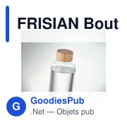 FRISIAN Bouteille en verre 650ml - Miniature 7