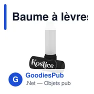 Baume à lèvres personnalisable avec logo - FrostBalm - Miniature 1