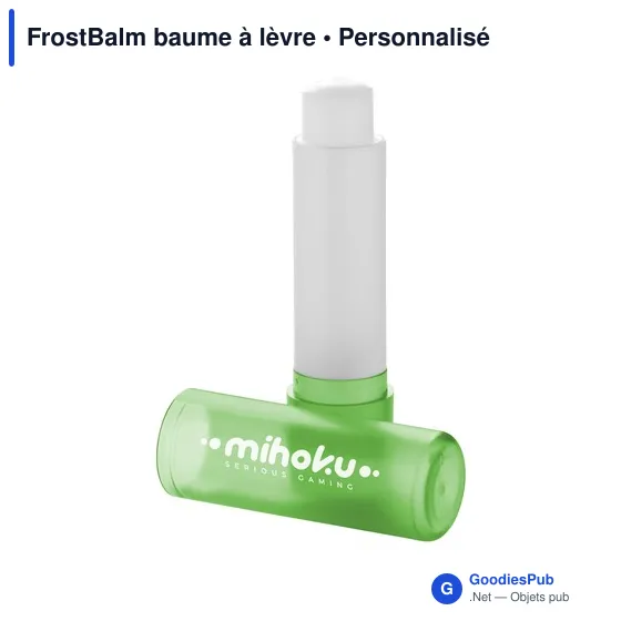 Baume à lèvres personnalisable avec logo - FrostBalm - Image 5