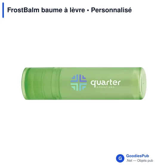 Baume à lèvres personnalisable avec logo - FrostBalm - Image 6