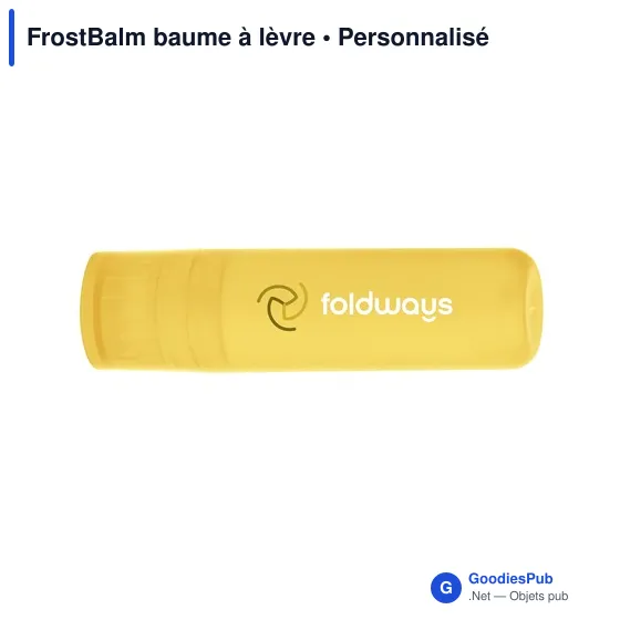 Baume à lèvres personnalisable avec logo - FrostBalm - Image 10