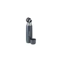 Variante noir - Bouteille isotherme personnalisable en acier inoxydable recyclé - Frostedavec logo