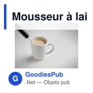 Mousseur à lait personnalisable pour logo - FROTI - Miniature 4