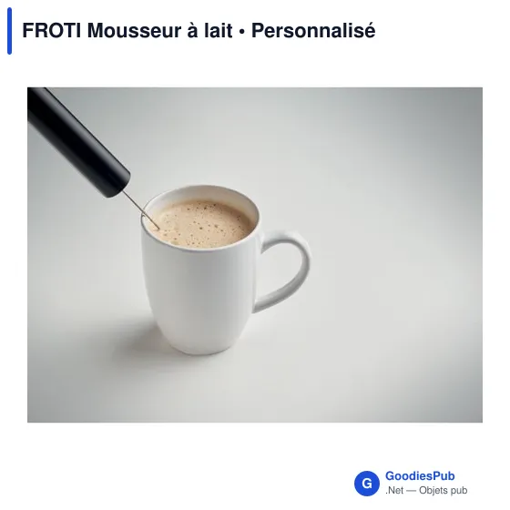 Mousseur à lait personnalisable pour logo - FROTI - Image 4