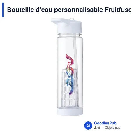 Bouteille d'eau personnalisable Fruitfuse 700 ml avec logo