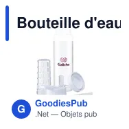 Bouteille d'eau personnalisable Fruitfuse 700 ml avec logo - Miniature 3