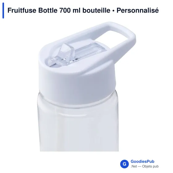 Bouteille d'eau personnalisable Fruitfuse 700 ml avec logo - Image 4