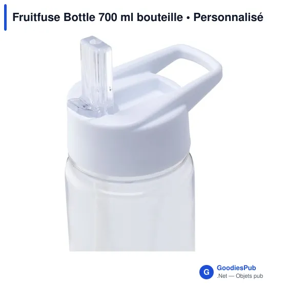 Bouteille d'eau personnalisable Fruitfuse 700 ml avec logo - Image 5