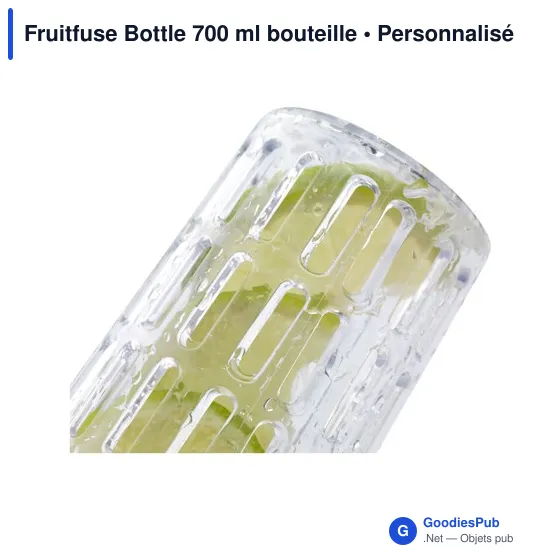 Bouteille d'eau personnalisable Fruitfuse 700 ml avec logo - Image 6