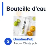 Bouteille d'eau personnalisable Fruitfuse 700 ml avec logo - Miniature 8