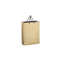 Variante Or - Sac cadeau en papier FSC personnalisable 30 x 40 cm avec logo - Or ou argent