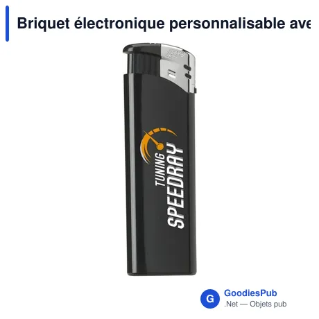 Briquet électronique personnalisable avec logo - Fuego