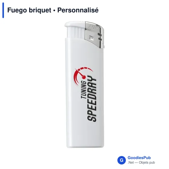 Briquet électronique personnalisable avec logo - Fuego - Image 3