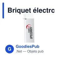 Briquet électronique personnalisable avec logo - Fuego - Miniature 4