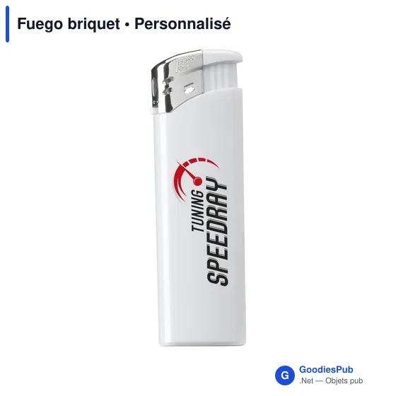 Briquet électronique personnalisable avec logo - Fuego - Image 4