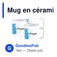 Mug en céramique personnalisable 350 ml avec logo - Miniature 3