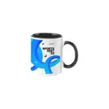 Variante noir - Mug en céramique personnalisable 350 ml avec logo - Full Colour Mug Colorato