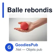 Balle rebondissante personnalisable en caoutchouc avec logo - FUNBALL - Miniature 6