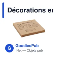 Décorations en bois personnalisables pour Noël avec logo - FUNCOOL - Miniature 3