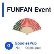 FUNFAN Eventail à motif de drapeau - Miniature 11