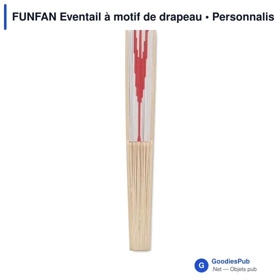 FUNFAN Eventail à motif de drapeau - Image 4