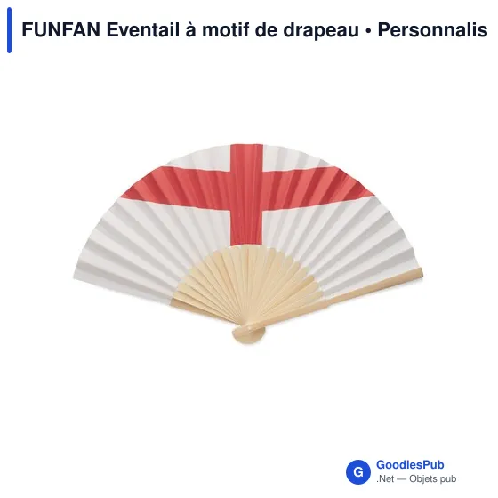 FUNFAN Eventail à motif de drapeau - Image 6
