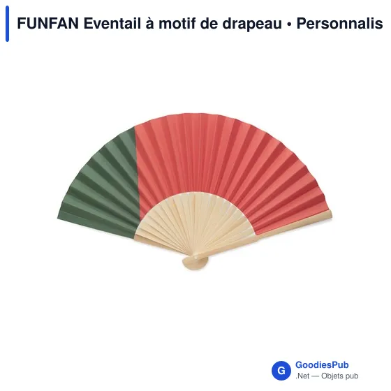 FUNFAN Eventail à motif de drapeau - Image 7