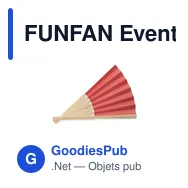 FUNFAN Eventail à motif de drapeau - Miniature 9