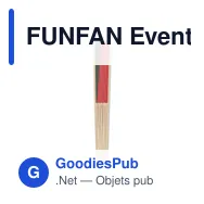 FUNFAN Eventail à motif de drapeau - Miniature 10