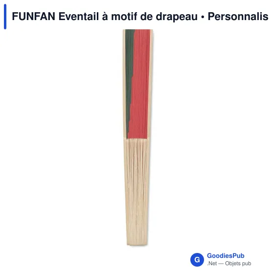 FUNFAN Eventail à motif de drapeau - Image 10