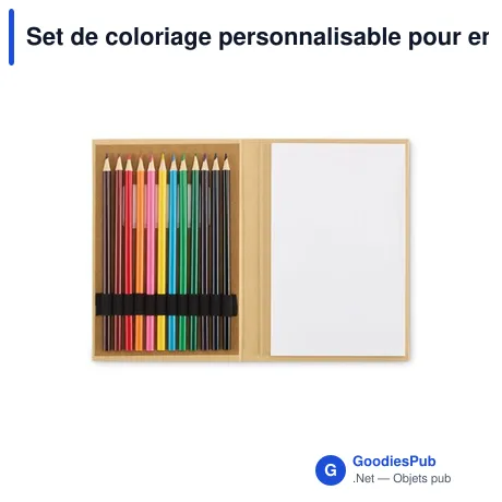 Set de coloriage personnalisable pour enfants avec logo - FUNSKETCH