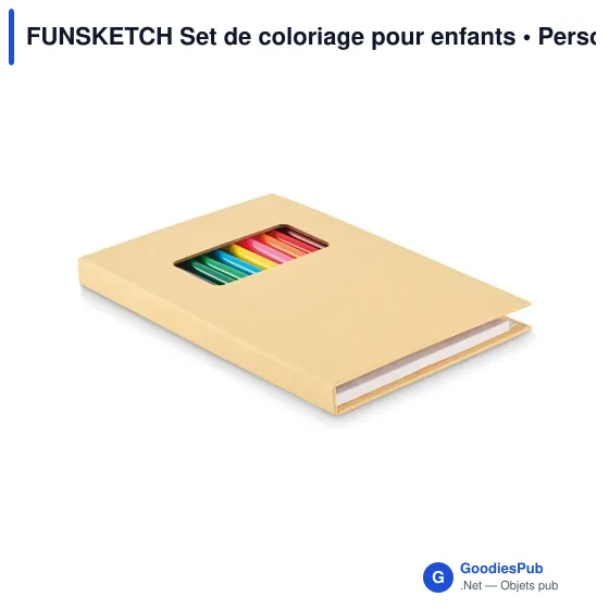 Set de coloriage personnalisable pour enfants avec logo - FUNSKETCH - Image 6