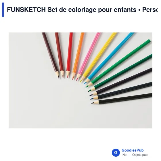 Set de coloriage personnalisable pour enfants avec logo - FUNSKETCH - Image 8