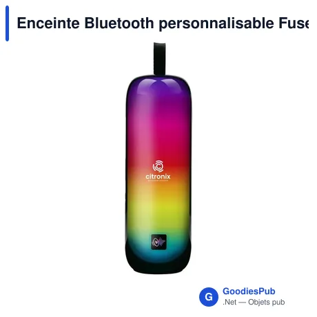 Enceinte Bluetooth personnalisable Fuse 10W avec logo