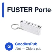 FUSTER Porte-clés règle 50cm - Miniature 1