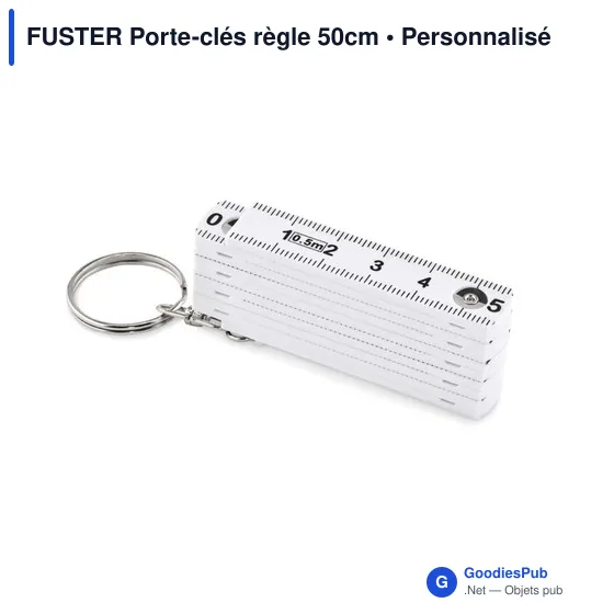 FUSTER Porte-clés règle 50cm - Image 1