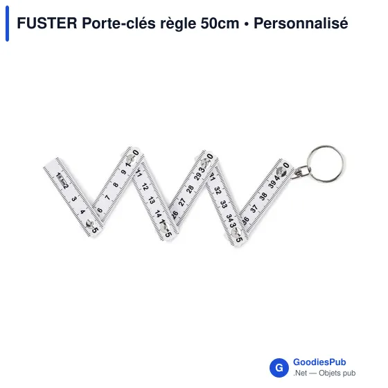 FUSTER Porte-clés règle 50cm - Image 2
