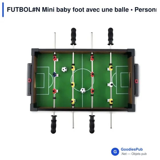FUTBOLIN Mini baby foot avec une balle - Image 2